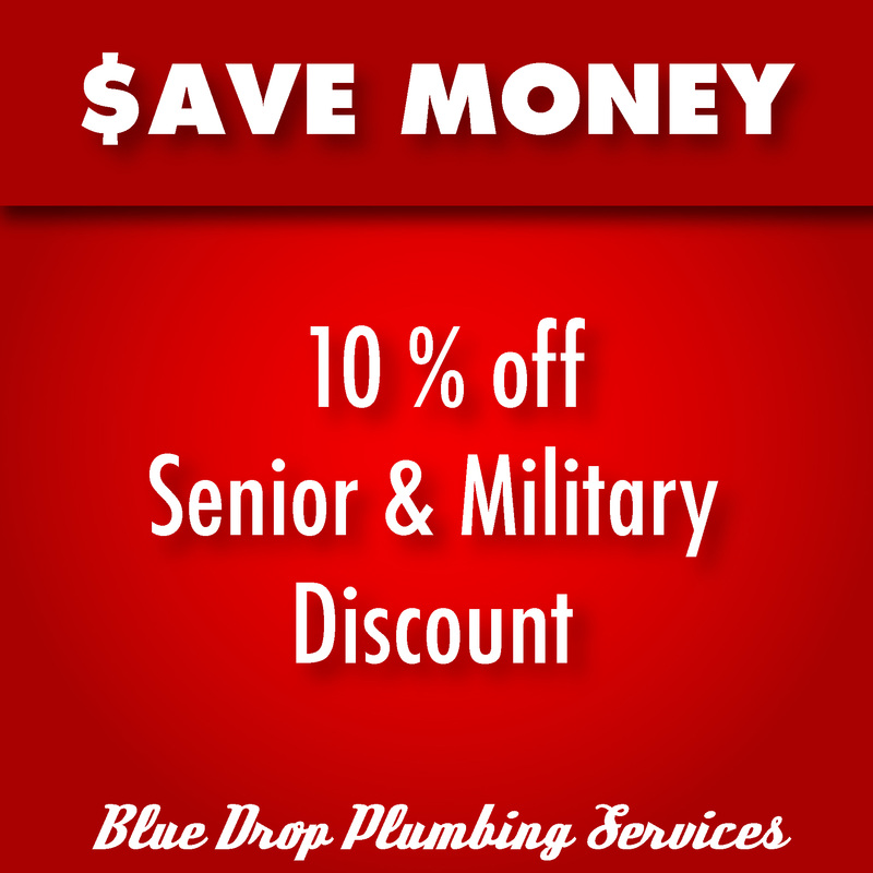 Blue Drop Plumbing | Senior Discount